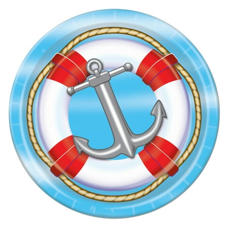 

Nautical Plates 7 - 12 Pack(8 Per Package)
