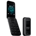 thumbnail image 1 of Nokia 2660 4G Dual Sim Dual Display Flip Feature Phone Flip Black Unlocked New, 1 of 4