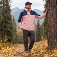 thumbnail image 6 of Dresfit Rain Jacket Mens with Hood Windproof Zip Up Windbreaker Jacket 2026 Summer Long Sleeve Hooded Hiking Outwear Loose Fit Waterproof Raincoat L, 6 of 7