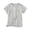 1-Grey, variant on Telankuip Post Shoulder Surgery Shirts for Women Recovery Tear Away Short Sleeve Button down Basic Tops Solid Color Ribbed Lightweight Breathable T-Shirt with the Touch Fastener