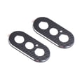 thumbnail image 1 of 2pcs Alliage de Caméra de Protection Anneau Lentille Couvercle Compatible pour iPhone x (Noir), 1 of 7