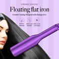 thumbnail image 3 of Plancha de pelo y rizador Laurenza 2 en 1, cerámica, color morado, 3 of 8