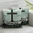 thumbnail image 3 of Shiartex Throw Pillow Cover Blue Verses Bible Verse This is The Day Lord Hath Black Home Decorative Square Pillow Case for Men Women Boy Gilrs Bedroom Livingroom Cushion Cover White, 3 of 7
