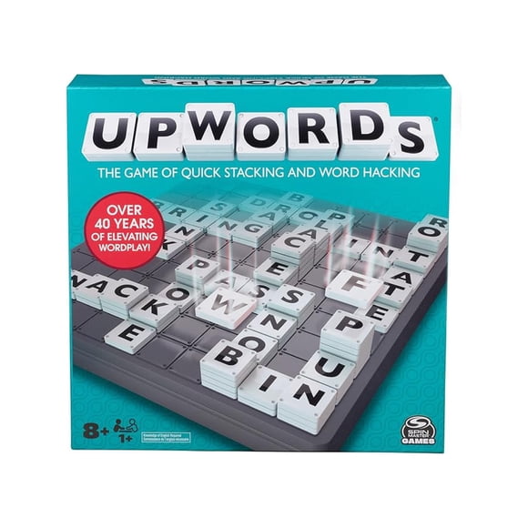 Juego de mesa Spin Master Games Upwords Edición 2022 para niños mayores de 8 años