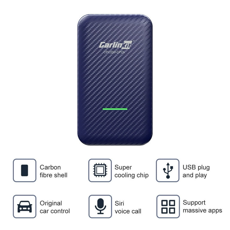 Carlinkit 4.0 Wireless Carplay Android Auto Box Adapter Multimedia Video  Player