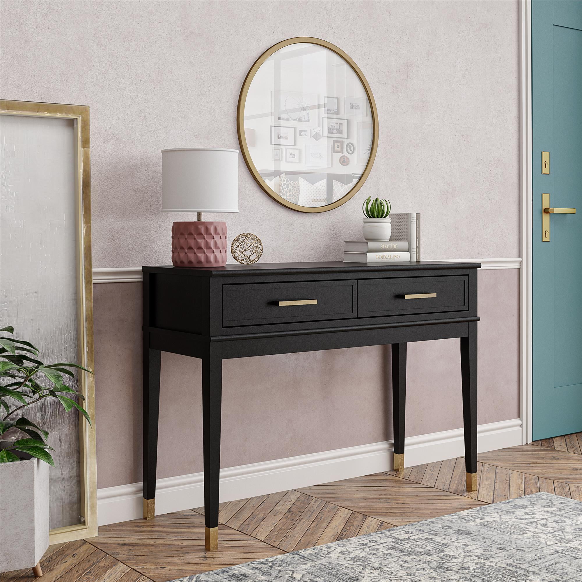 Westerleigh console table black deals
