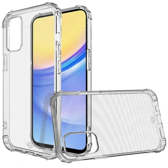 For Samsung Galaxy A15 5G Premium Transparent Thick Hybrid TPU Rubber Silicone Gel Shockproof Corners Protective Slim Fit Cover ,Xpm Phone Case [ Clear ]