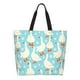 thumbnail image 1 of Easygdp White Geese and Flower Bolsas Tote para Mujer, Bolsos de Hombro para Viaje, Bolsos de Mano de Gran Capacidad para Compras y Trabajo, 1 of 8