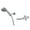 Polished Chrome, variant on Kingston Brass KX2520BD Shower Scape Multi-Function Hand Shower Kit, Matte Black