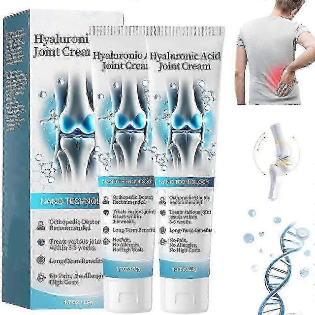 Hyaluronic Acid Joint Cream, Hyaluronic Acid Joint Massage Cream, Advanced Joint and Bone Care Cream for Back, Neck, Hands, Knees