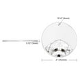 thumbnail image 3 of WIRESTER Large 3 inch Acrylic Ready to Hang Ornament, Hanging Ornaments for Christmas Tree Holidays Party Home Office Xmas Tree Decoration Gift - Animal Bichon Frise Dog, 3 of 7