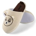 thumbnail image 2 of Women’s Cute Bear Slippers – Fluffy Memory Foam Plush House Shoes, Cozy Indoor Outdoor Anti-Slip Slides, 2 of 8