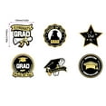 thumbnail image 2 of AQITTI 28 Pcs Graduation Party Decorations Congrats Grad Banner Class Of 2024 Cake Toppper Graduation Cupcake Toppers Balloon For High School College University Graduation Party Supplies, 2 of 8