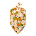 thumbnail image 2 of CBFFDC Pet Neckerchief Adjustable Pet Bandana Triangular Shape Breathable Floral Print Comfortable Soft Collar Scarf for Small Dogs, 2 of 7