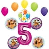 Spirit Party Supplies 5th Birthday Riding Free 11 pc Balloon Bouquet Decorations