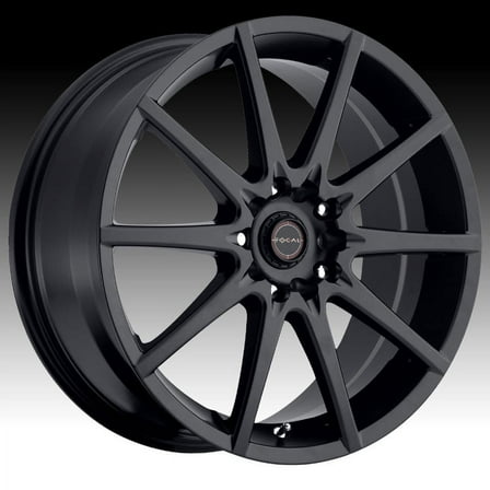 FOCAL 428sb f-04 17x7.5  42et 72.62mm satin black satin clear coat wheel