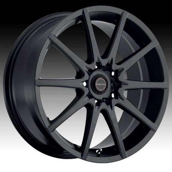 FOCAL 428sb f-04 17x7.5  42et 72.62mm satin black satin clear coat wheel