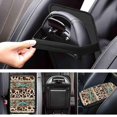 thumbnail image 5 of Renewold Auto Center Console Pad, Easy to Install Armrest Cover, Car Accessories Fit Most Vehicles SUV Truck Van Sedans, American Tribal Brown Cow Print Retro, 5 of 5