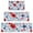 Pioneer Flower Floral, variant on Pioneer Flower Floral Print Pattern Kitchen Rugs Sets Of 3,Kitchen Runner Rugs Non Skid Washable,Decorative Kitchen Floor Mats for Kitchen,Sink,Laundry,17"x30" 17"x47" 17"x59"