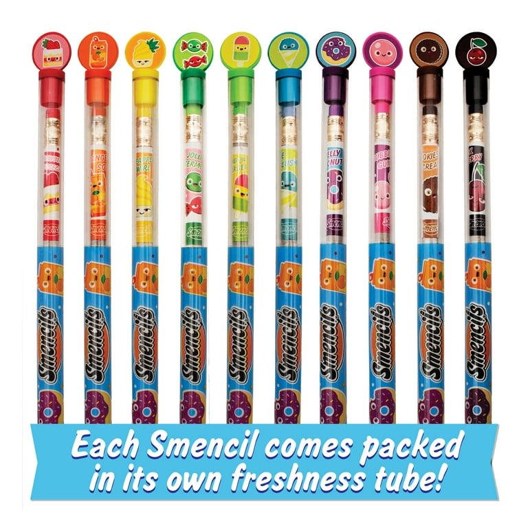 【music☆soul】フランキンセンス2本+ペパーミント2本 Scentco Smencil Bulk Pack - 10-Packs of HB #2 Scented Pencils for