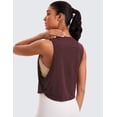 thumbnail image 3 of CRZ YOGA Pima Cotton Tank Tops for Women Workout Yoga Running Loose Crop Sleeveless Shirts, 3 of 5