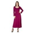 thumbnail image 2 of Womens Scoop Neck Maxi Dress, 2 of 9