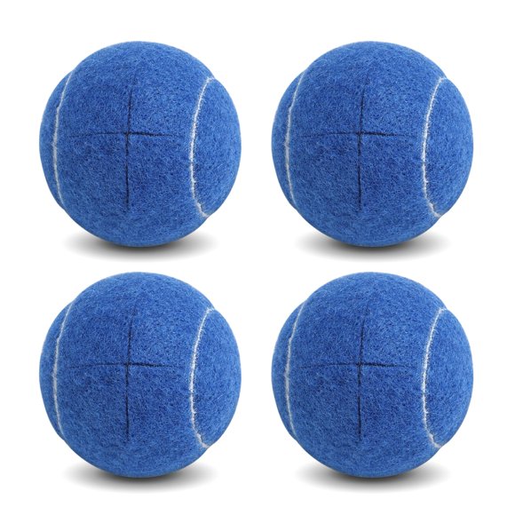 Pelotas de tenis Walker ANCKNE precortadas, 4 unidades, universales, azules