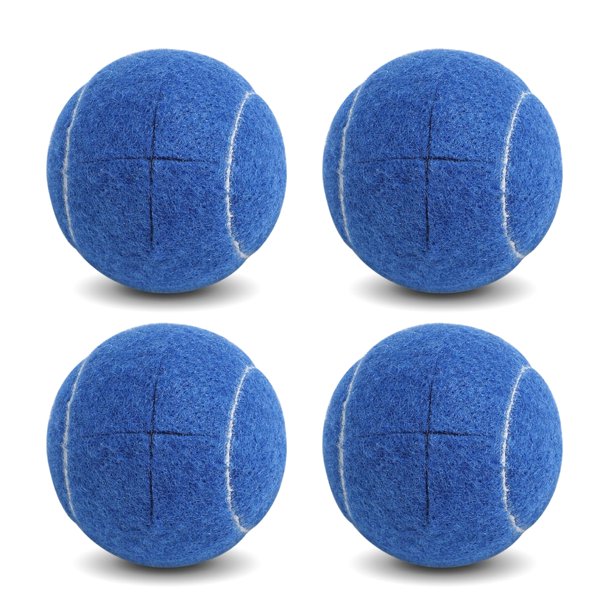 Pelotas de tenis Walker ANCKNE precortadas, 4 unidades, universales, azules