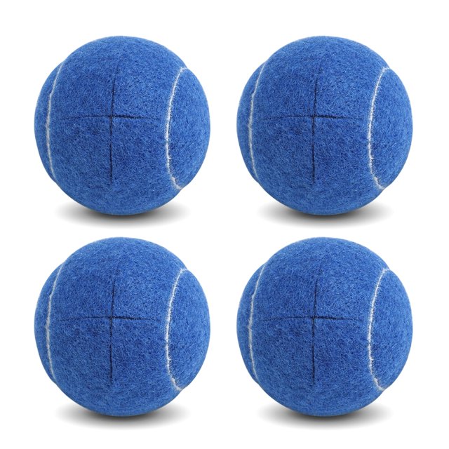 Pelotas de tenis Walker ANCKNE precortadas, 4 unidades, universales, azules