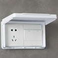 86 Type Wall Socket Waterproof Box Electric Plug Cover Bathroom Wall ...