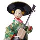thumbnail image 4 of Muñeca geisha japonesa con kimono, muñeca kabuki, muñeca japonesa oriental, escritorio coleccionable Estilo B, 4 of 9