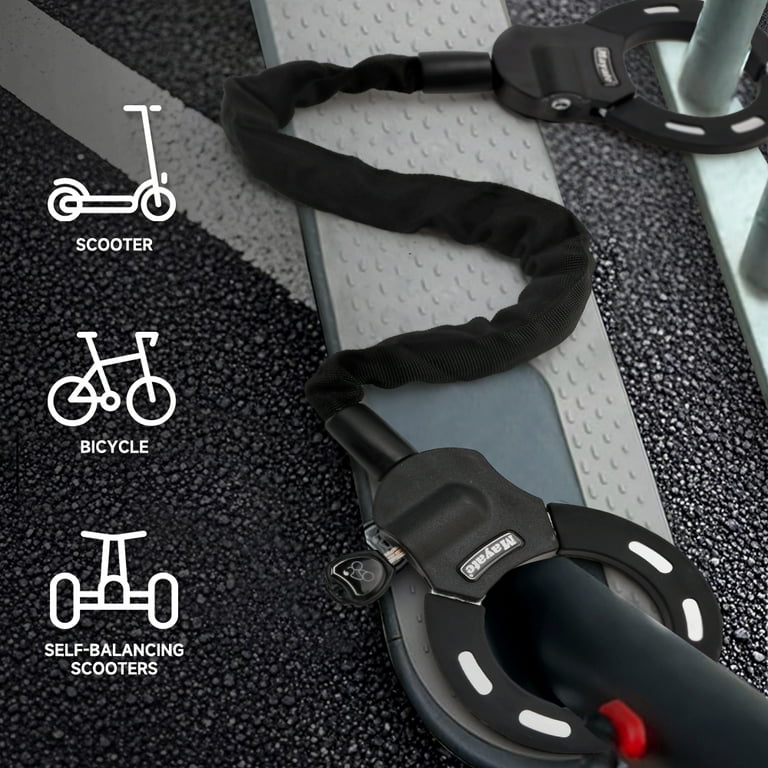 Catena Antifurto Per Bici E Monopattini - Lucchetto Con Chiave E Rivestimento Nylon - Foto 5