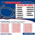 thumbnail image 3 of Whole Parts Range Oven Door Seal Gasket Part# 5303316768 - Replacement & Compatible with Some Frigidaire, Gibson, Kenmore, Tappan and White Westinghouse Ranges or Ovens, 3 of 7