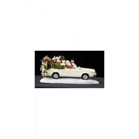 Christmas Eve Drive Limited Edition Santa Waiving in Cruiser Figurine