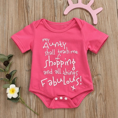 

Hunpta Infant Clothes Bodysuit Romper Print Boys Sleeve Letter Girls Baby Short Girls Romper&Jumpsuit