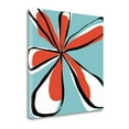 thumbnail image 2 of Tangletown Fine Art Oh So Pretty - Aqua By Jan Weiss,  Gallery Wrap Canvas 35" x 35", 2 of 2