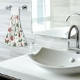 thumbnail image 6 of 2 Pcs Kitchen Hand Towels with Hanging Loops Absorbent Soft Fast Drying Decor Bath Towels Christmas Gnomes and Presents, 6 of 7