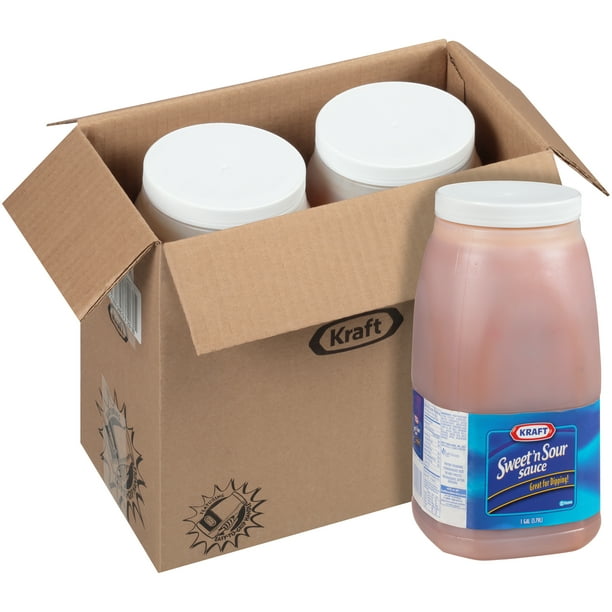 KRAFT Bulk Sweet and Sour Sauce, 1 gal. Jug (Pack of 4)