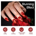 thumbnail image 4 of Gellen Cat Eye Gel Nail Polish, 18ml Gel Polish with Magnet Stick, Magnetic Shimmer Glitter Holographic Nail Polish Soak Off LED Gel for Nail Art DIY, Burgundy Red, 4 of 9