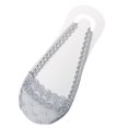 thumbnail image 3 of MSJUHEG No Show Socks Womens,Hollow Socks,Sheer Ankle Socks,Footies Socks for Women,Flat Socks,Ballerina Socks Non Slip Socks Lace Splice Socks Boat Socks Gray 1 One Size, 3 of 5