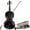 Black, variant on 4/4 Full Size Acoustic Violin, Include Case, Bow & Rosin, Beginner Violin Starter Kit for Children Teens & Adults, Natural