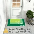 thumbnail image 3 of FRABE Outdoor Doormat,  Non Slip Durable Rubber Entrance Door Mat, Low Profile Easy Clean, for Front Back Door Entryway Porch Garage, 17x30, Hello, 3 of 10