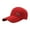 Red, variant on Naierhg Men Baseball Hat Long Hard Brim Solid Color Sunscreen Anti-UV Adjustable Ponytail Hole Casual Hip Hop Outdoor Sun Cap Navy Blue