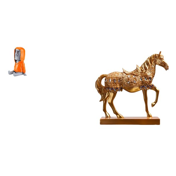 Estatua De Cabeza De Isla De Pascua, Moai, Retrato Antiguo, Escultura De Resina, Figura Para Escritorio, Dormitorio, Estantería, Escultura De Caballo, Figura De Resina Grabada Para Decoración