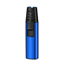 Lydiaunistar Fire Blaze Lighter, Fireblaze Electric Lighter, Powerful Adjustable Flame Dual-Arc Torch Lighter, Waterproof and Windproof for Outdoor Activities-Blue