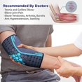 thumbnail image 3 of Elbow Brace Compression Sleeve Breathable Knitted Sports Fitness Arm Brace Cover for Summer Outdoor, 3 of 3