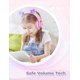 thumbnail image 4 of compatible Kids Headphones with Cat Ear Led Light Up, Safe Volume Limite Kids Wired Headphones with FunShare Foldable Over-Ear Headphones for Kids/Sch, 4 of 5