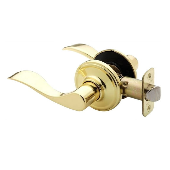 Copper Creek Hardware WL2220PB Door Lever, 3" x 5" x 6.8", Polished Brass, 1 Count (Pack of 1) C63