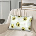 thumbnail image 3 of Easygdp Avocado of a Hear Pillowcase 20×30 inches, Throw Pillowcase with Invisible Zipper for Bedroom, Sofa, Office, 3 of 8