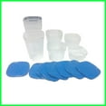 thumbnail image 5 of Spin and Store -Expansion Pack Storage System as Seen on TV 12 Clear Plastic Containers & Lids- Blue, 5 of 5